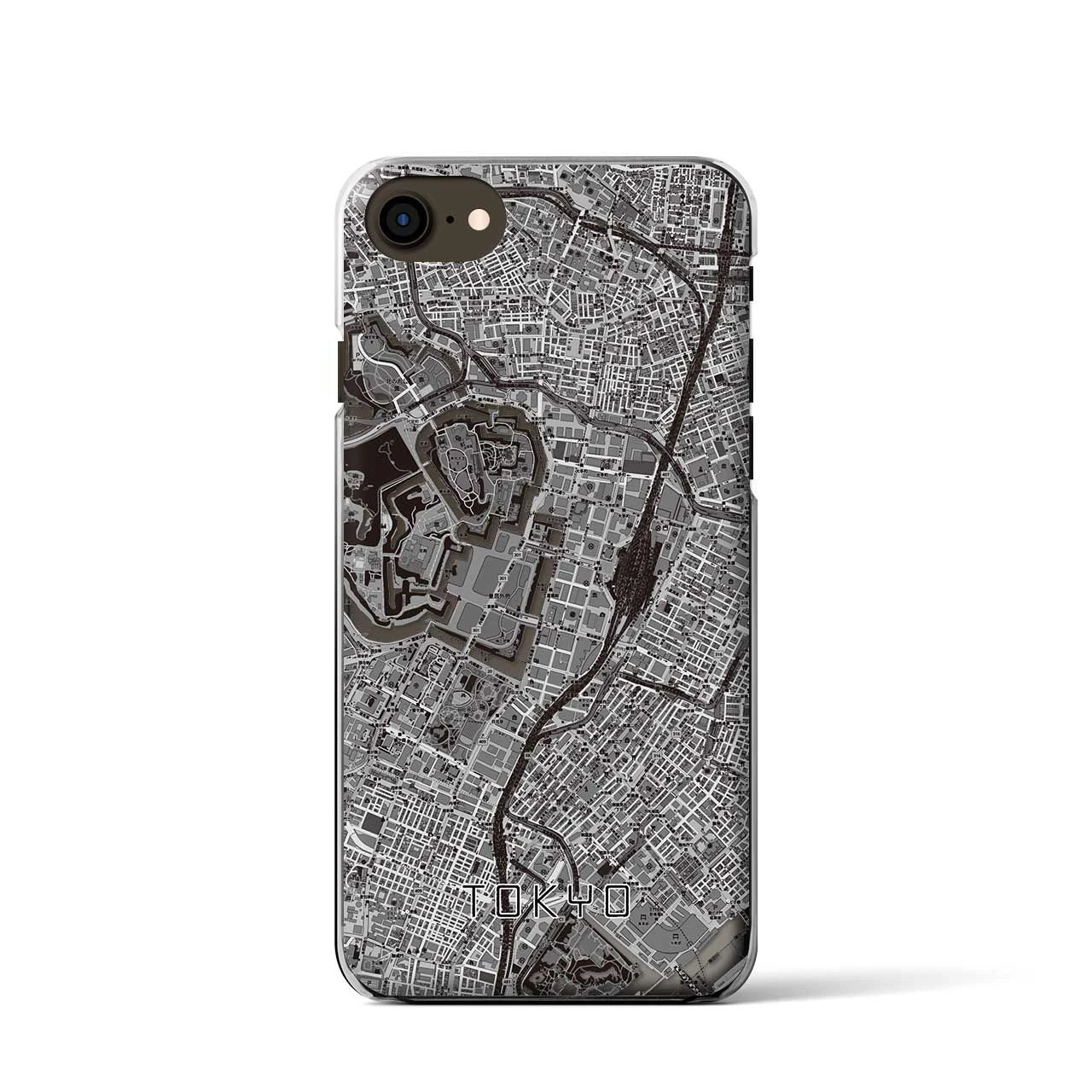 【東京(東京都)】地図柄iPhoneケース(クリアタイプ)