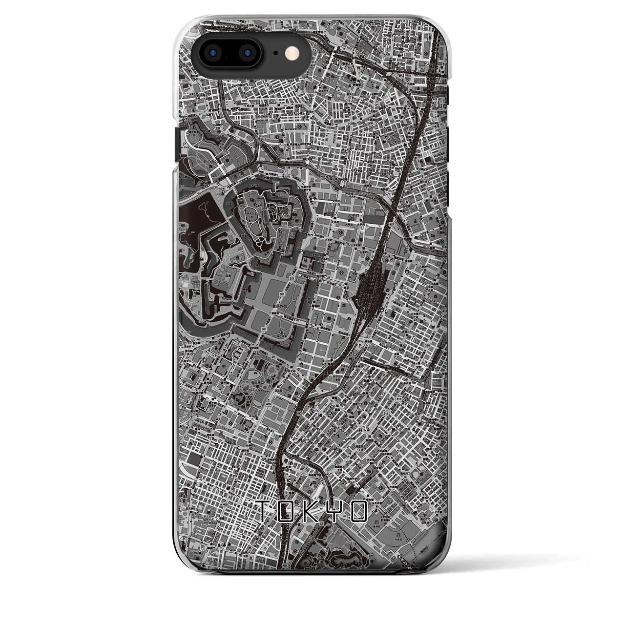【東京(東京都)】地図柄iPhoneケース(クリアタイプ)