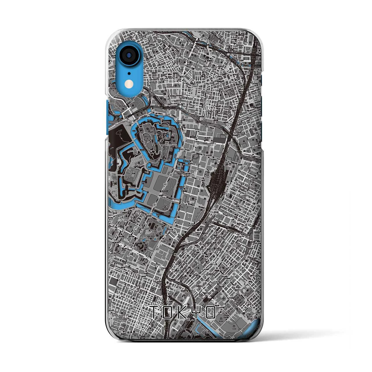 【東京(東京都)】地図柄iPhoneケース(クリアタイプ)