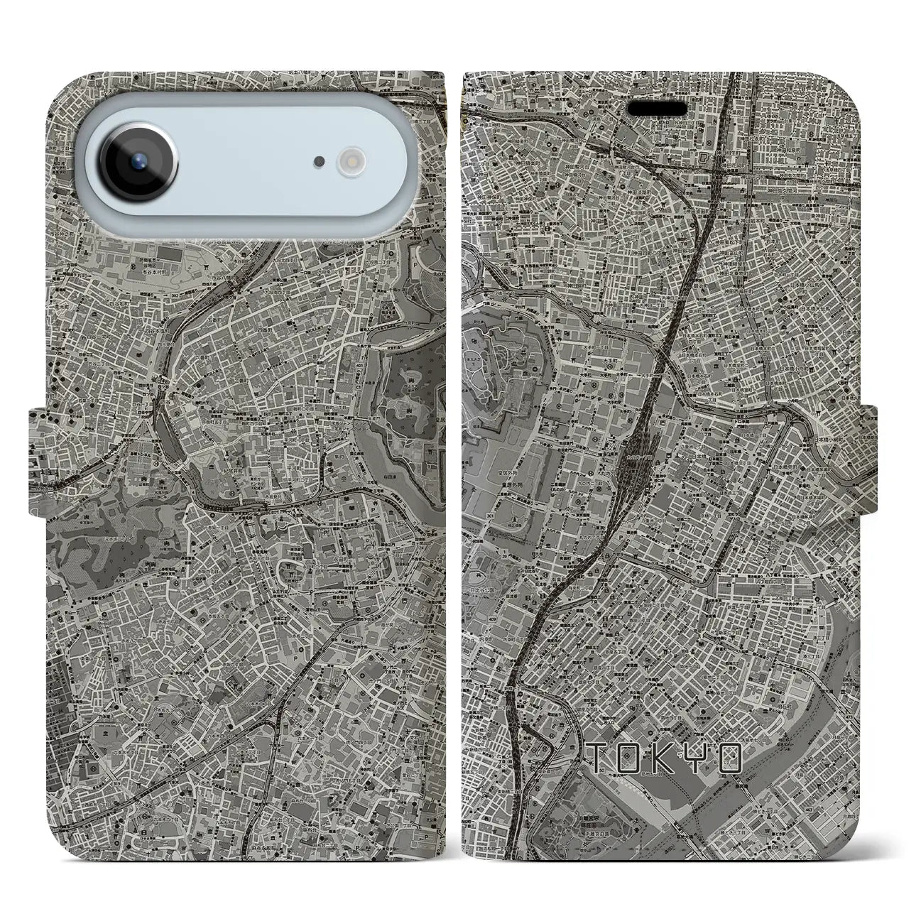 【東京(東京都)】地図柄iPhoneケース(手帳タイプ)