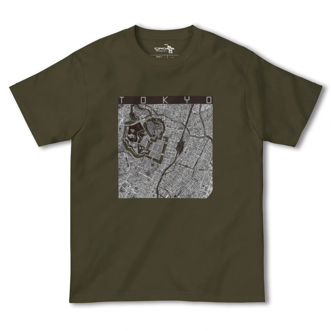 【東京(東京都)】地図柄ヘビーウェイトTシャツ