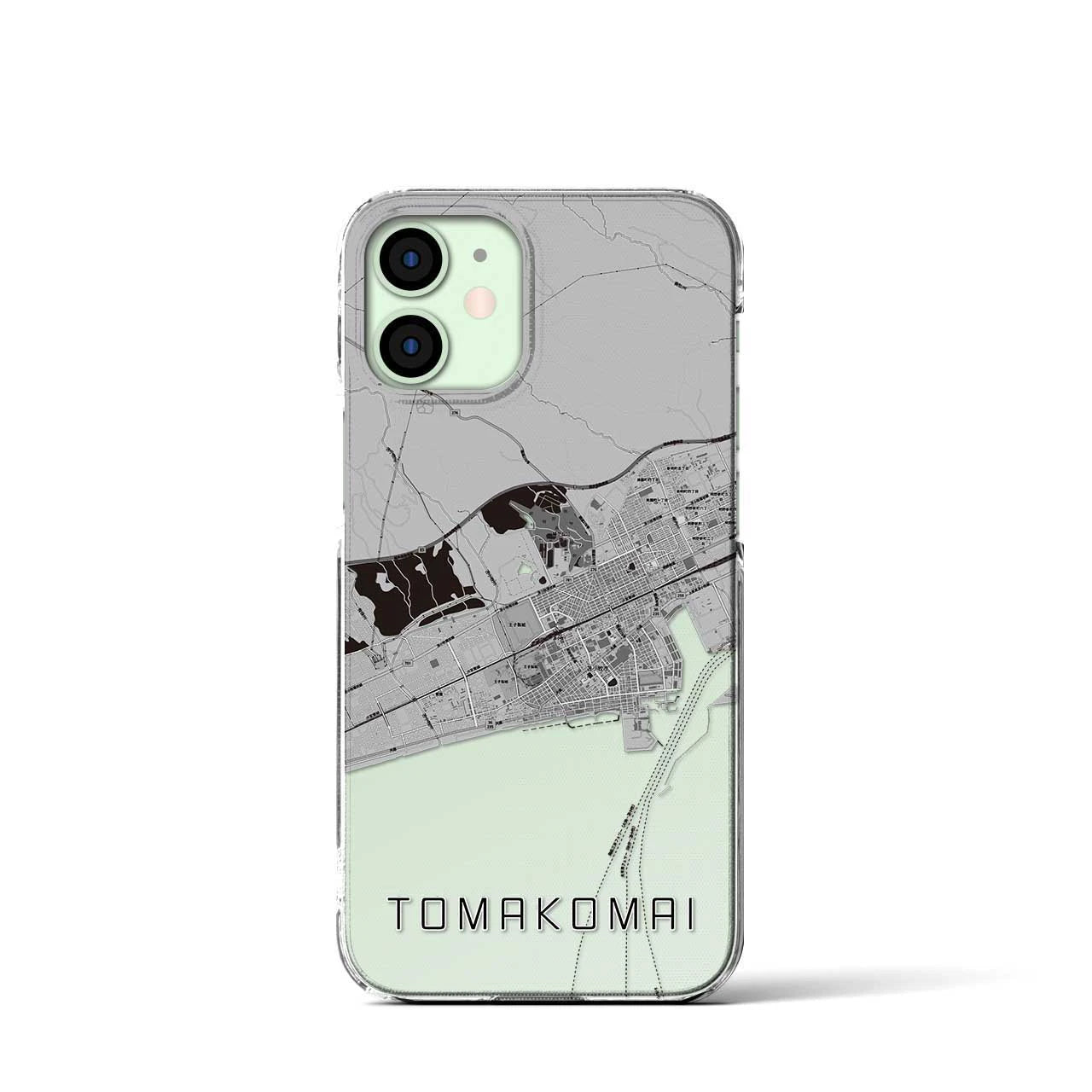 【苫小牧(北海道)】地図柄iPhoneケース(クリアタイプ)