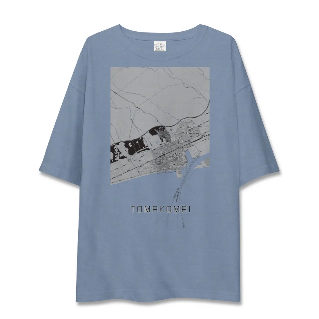 【苫小牧(北海道)】地図柄ビッグシルエットTシャツ