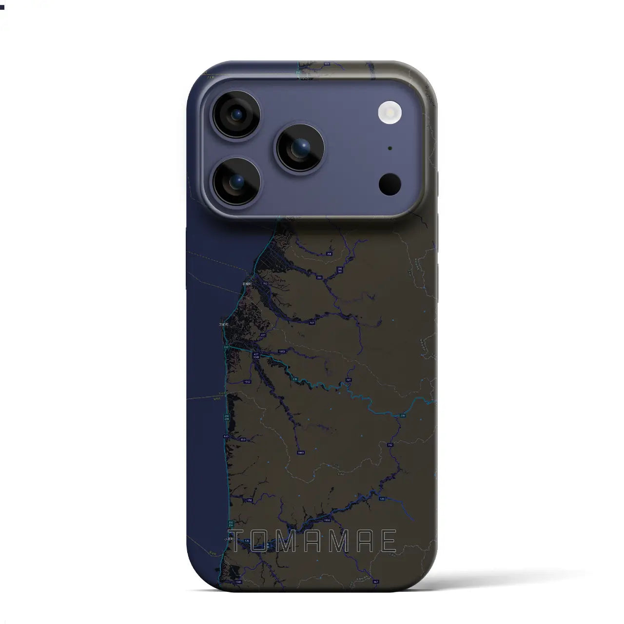 【苫前(北海道)】地図柄iPhoneケース(バックカバータイプ)