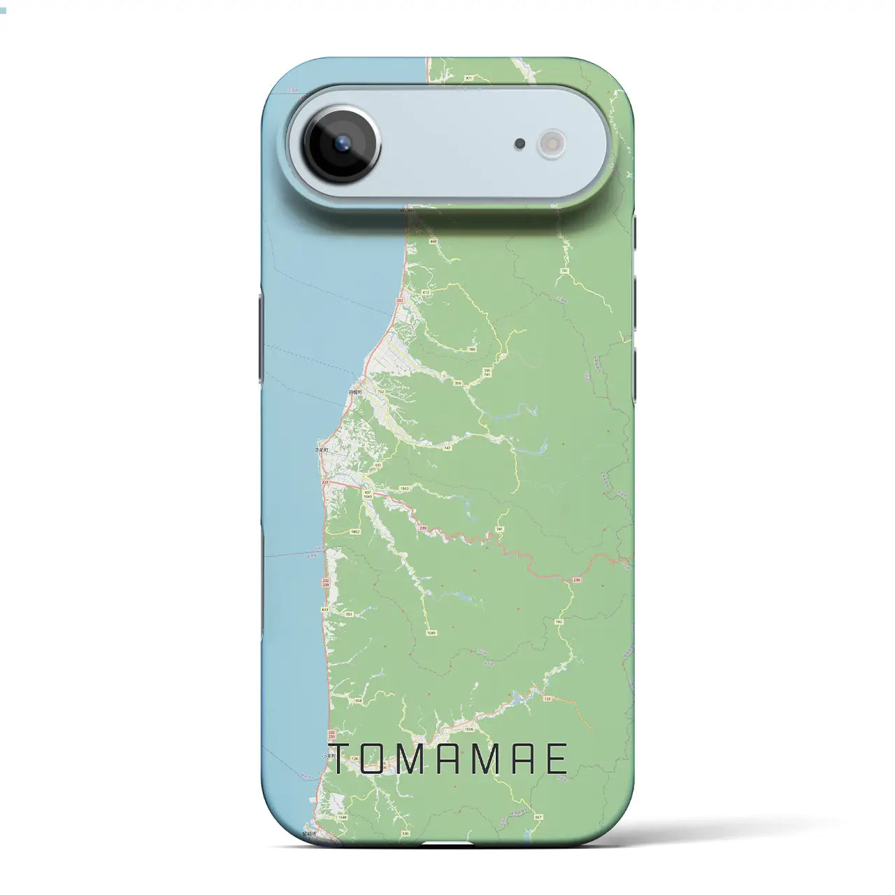 【苫前(北海道)】地図柄iPhoneケース(バックカバータイプ)