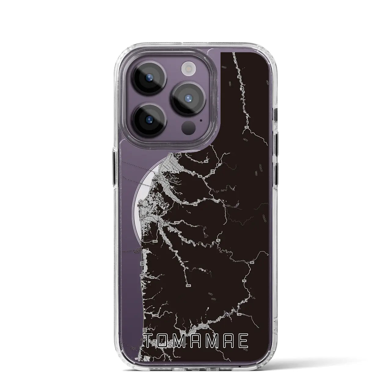 【苫前(北海道)】地図柄iPhoneケース(MagSafeタイプ)