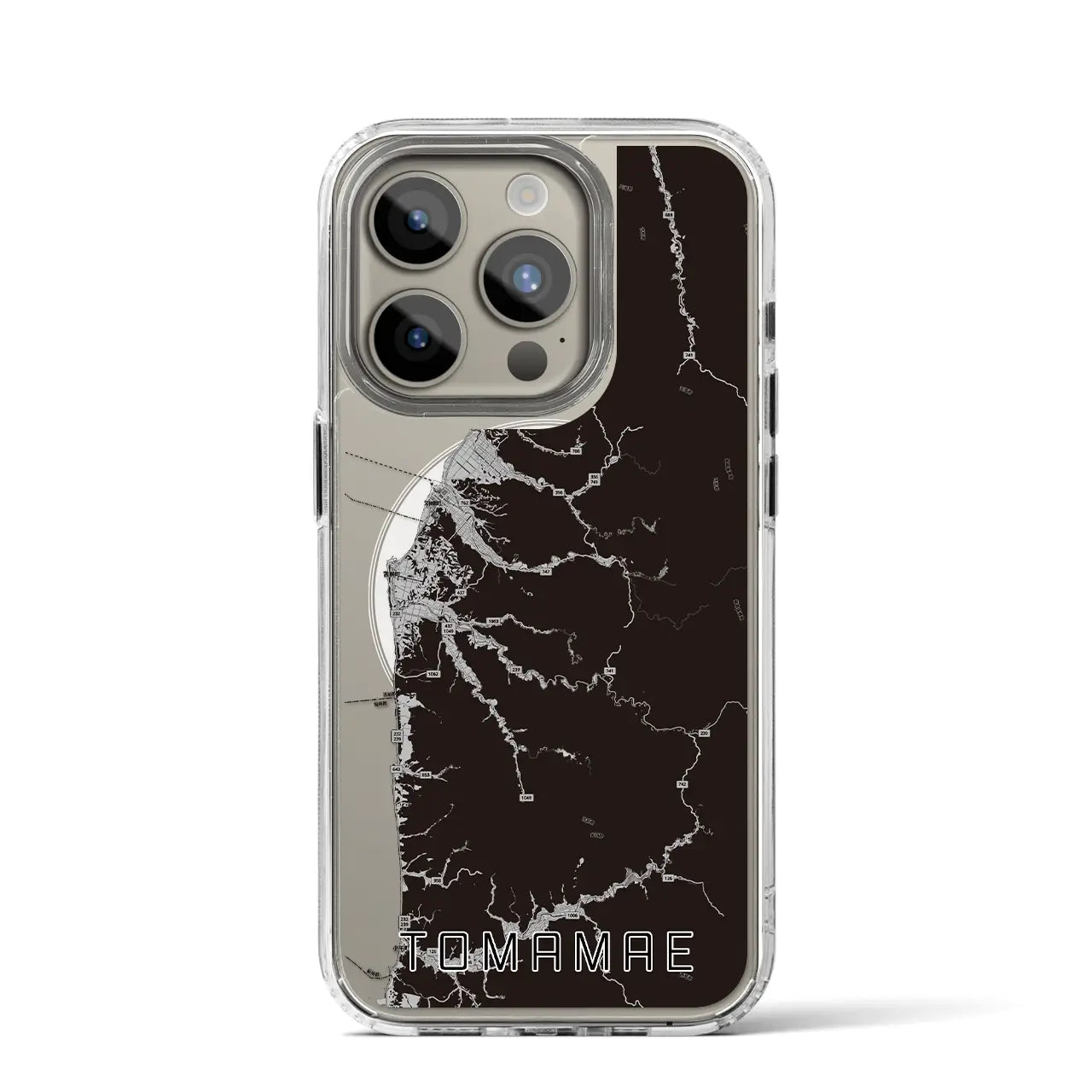 【苫前(北海道)】地図柄iPhoneケース(MagSafeタイプ)