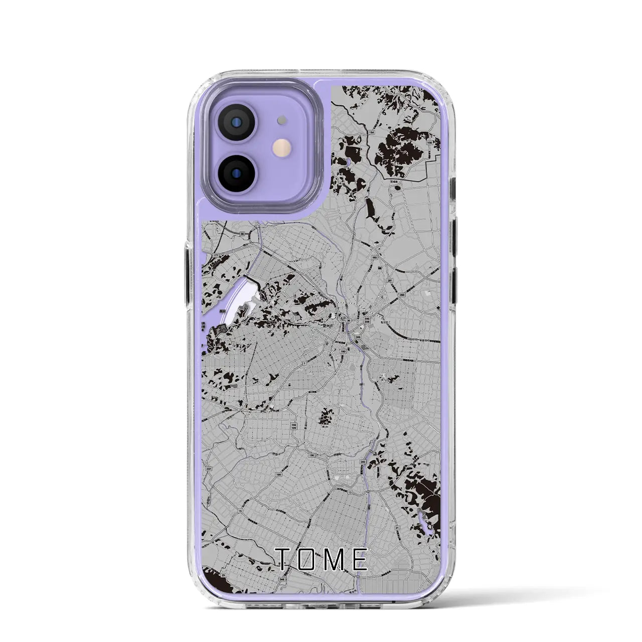 【登米(宮城県)】地図柄iPhoneケース(MagSafeタイプ)