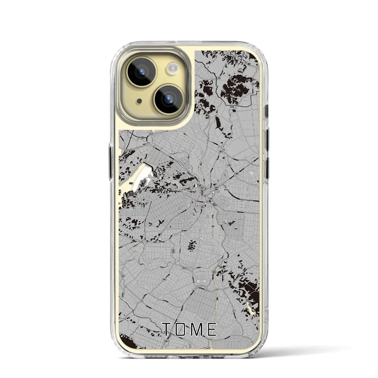 【登米(宮城県)】地図柄iPhoneケース(MagSafeタイプ)
