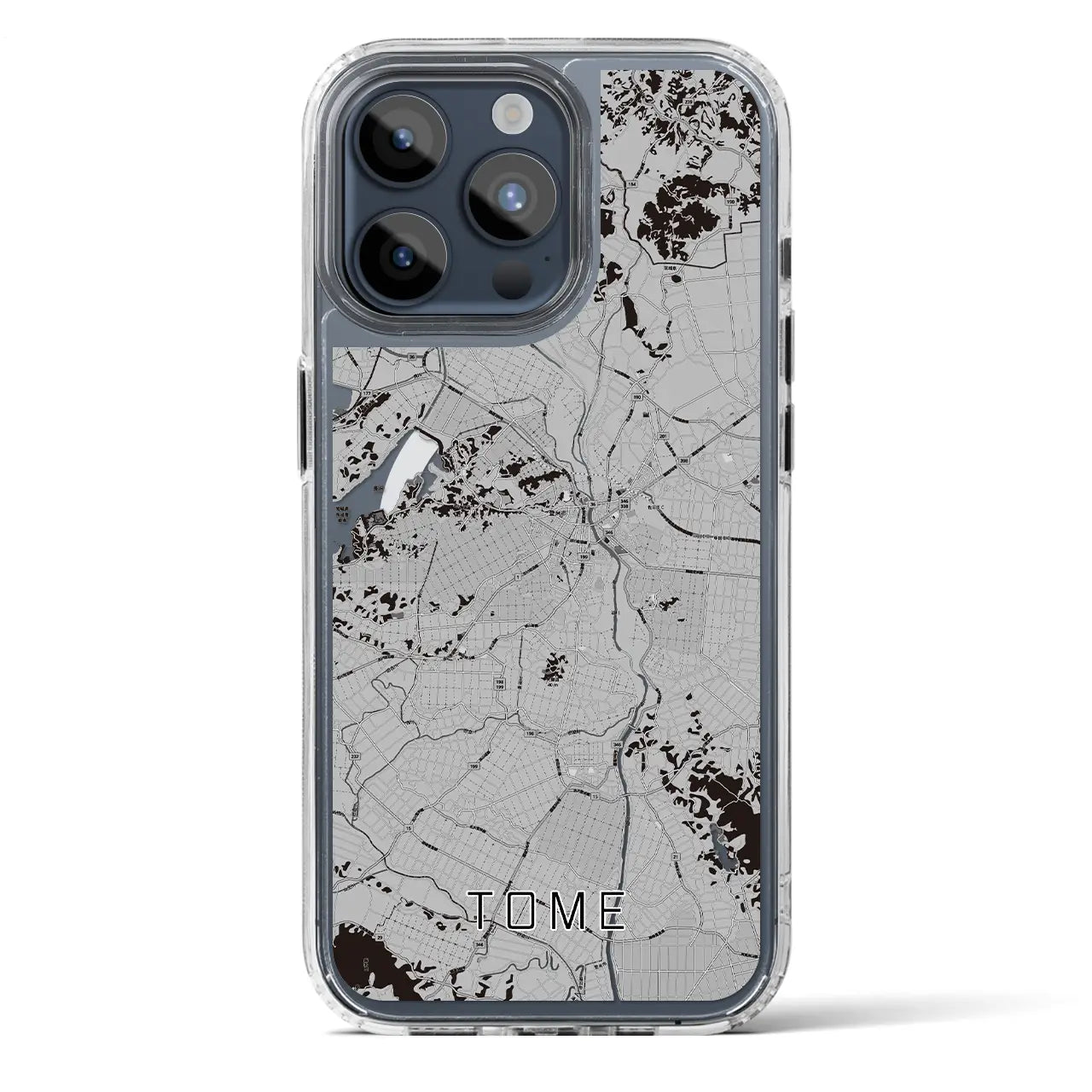 【登米(宮城県)】地図柄iPhoneケース(MagSafeタイプ)