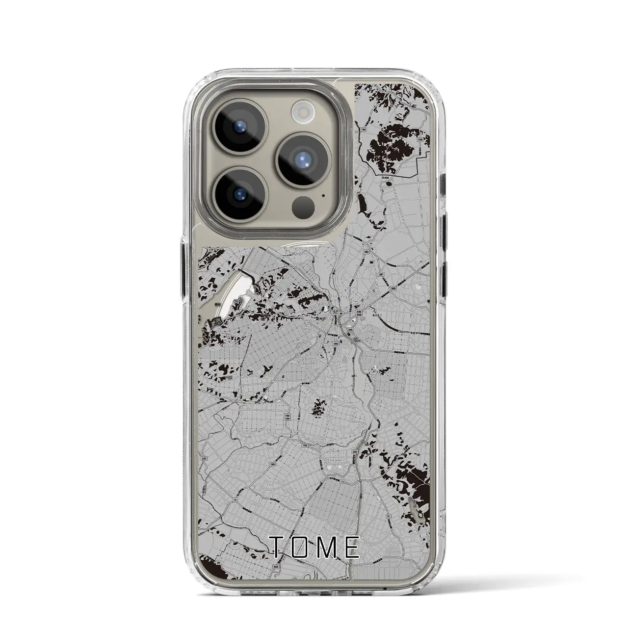 【登米(宮城県)】地図柄iPhoneケース(MagSafeタイプ)