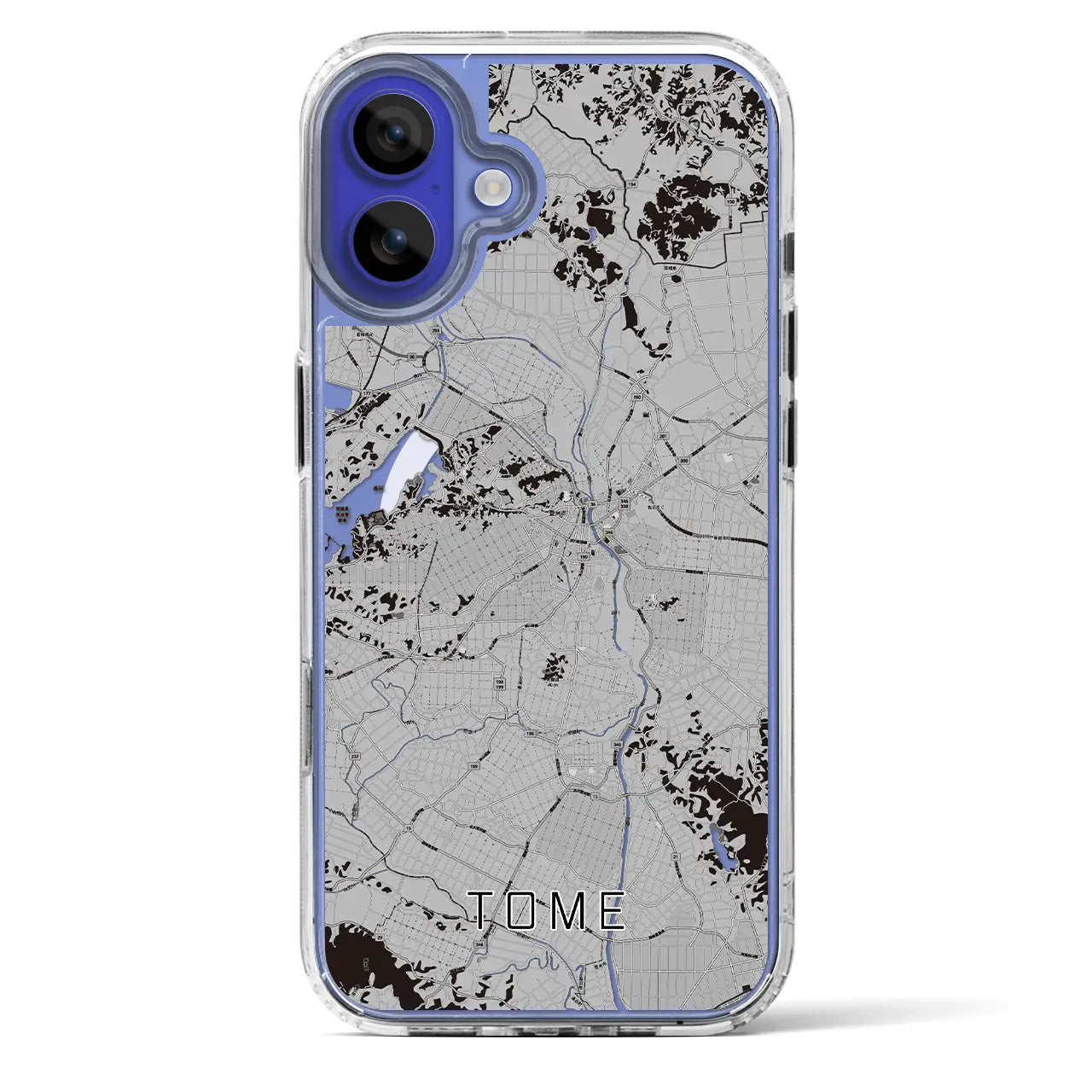 【登米(宮城県)】地図柄iPhoneケース(MagSafeタイプ)