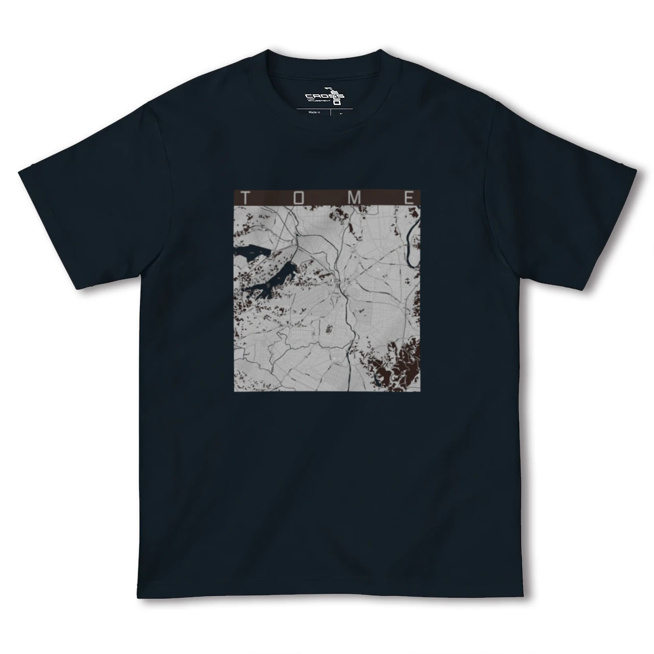 【登米(宮城県)】地図柄ヘビーウェイトTシャツ