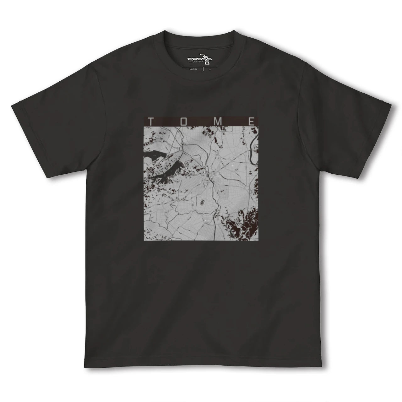 【登米(宮城県)】地図柄ヘビーウェイトTシャツ