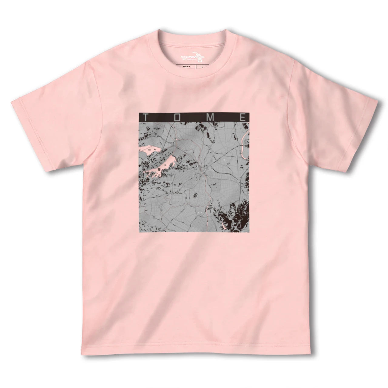 【登米(宮城県)】地図柄ヘビーウェイトTシャツ