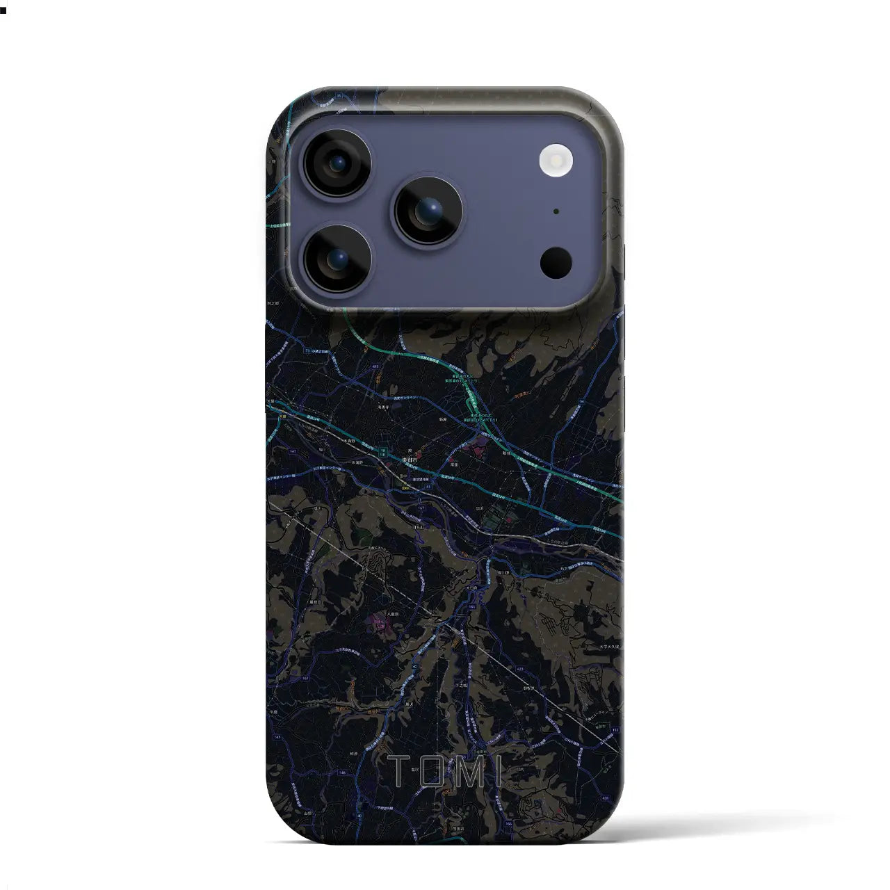 【東御(長野県)】地図柄iPhoneケース(バックカバータイプ)