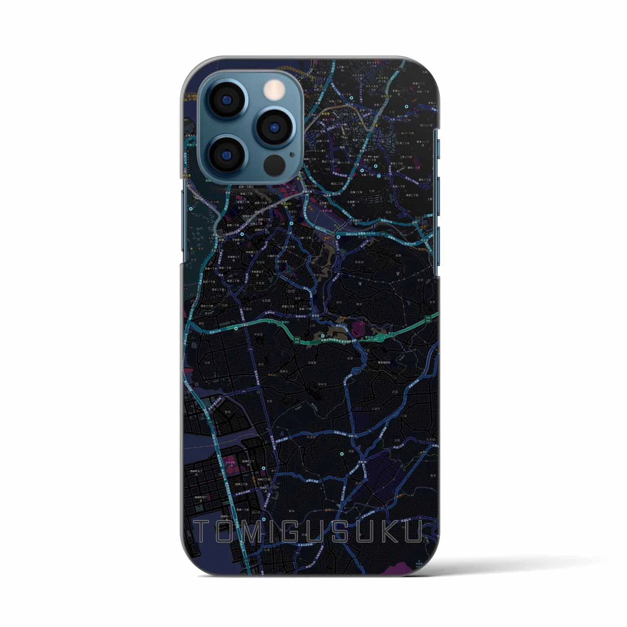【豊見城(沖縄県)】地図柄iPhoneケース(バックカバータイプ)