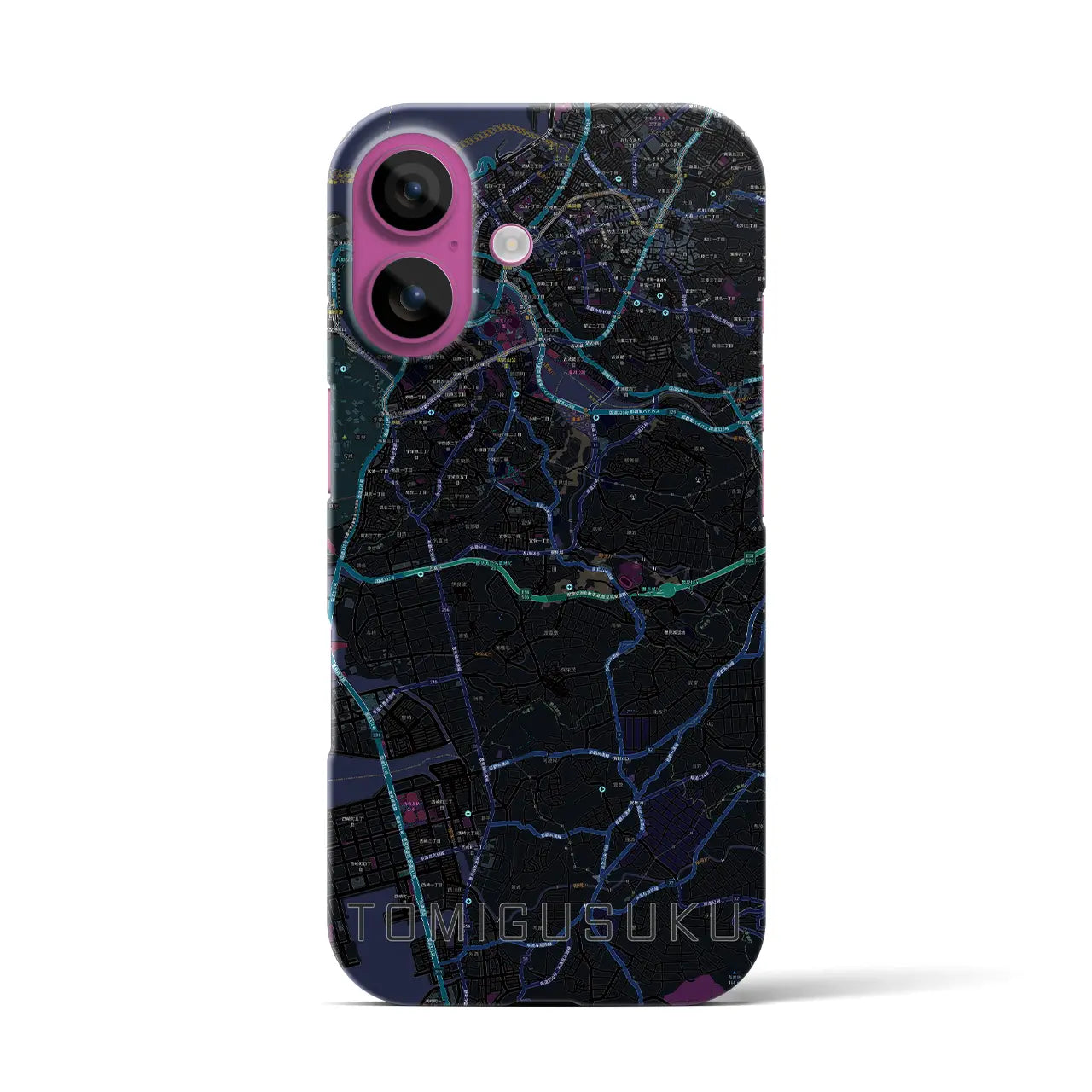 【豊見城(沖縄県)】地図柄iPhoneケース(バックカバータイプ)
