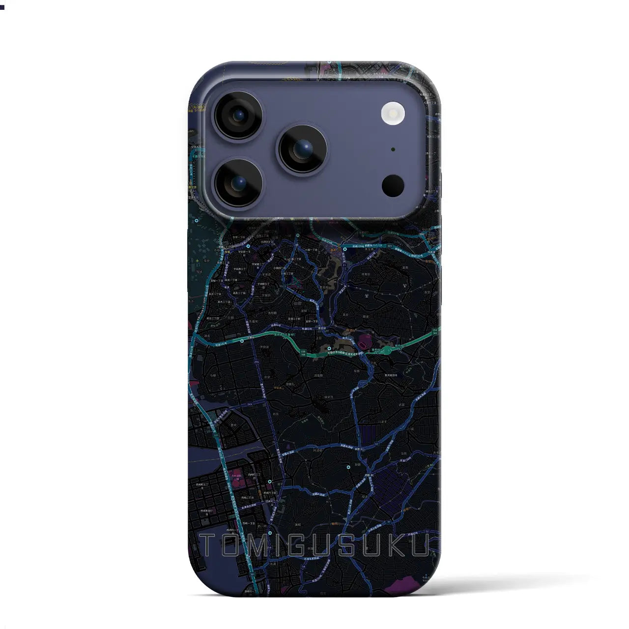 【豊見城(沖縄県)】地図柄iPhoneケース(バックカバータイプ)