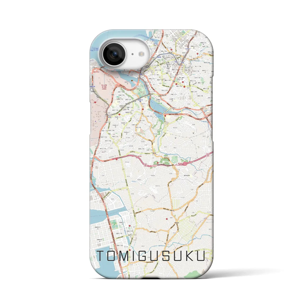 【豊見城(沖縄県)】地図柄iPhoneケース(バックカバータイプ)