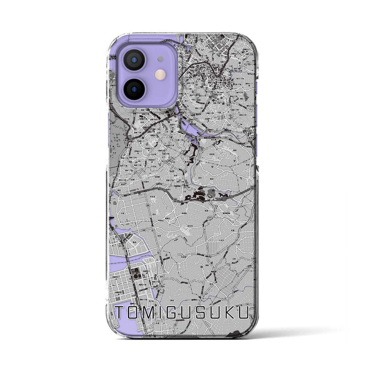 【豊見城(沖縄県)】地図柄iPhoneケース(クリアタイプ)
