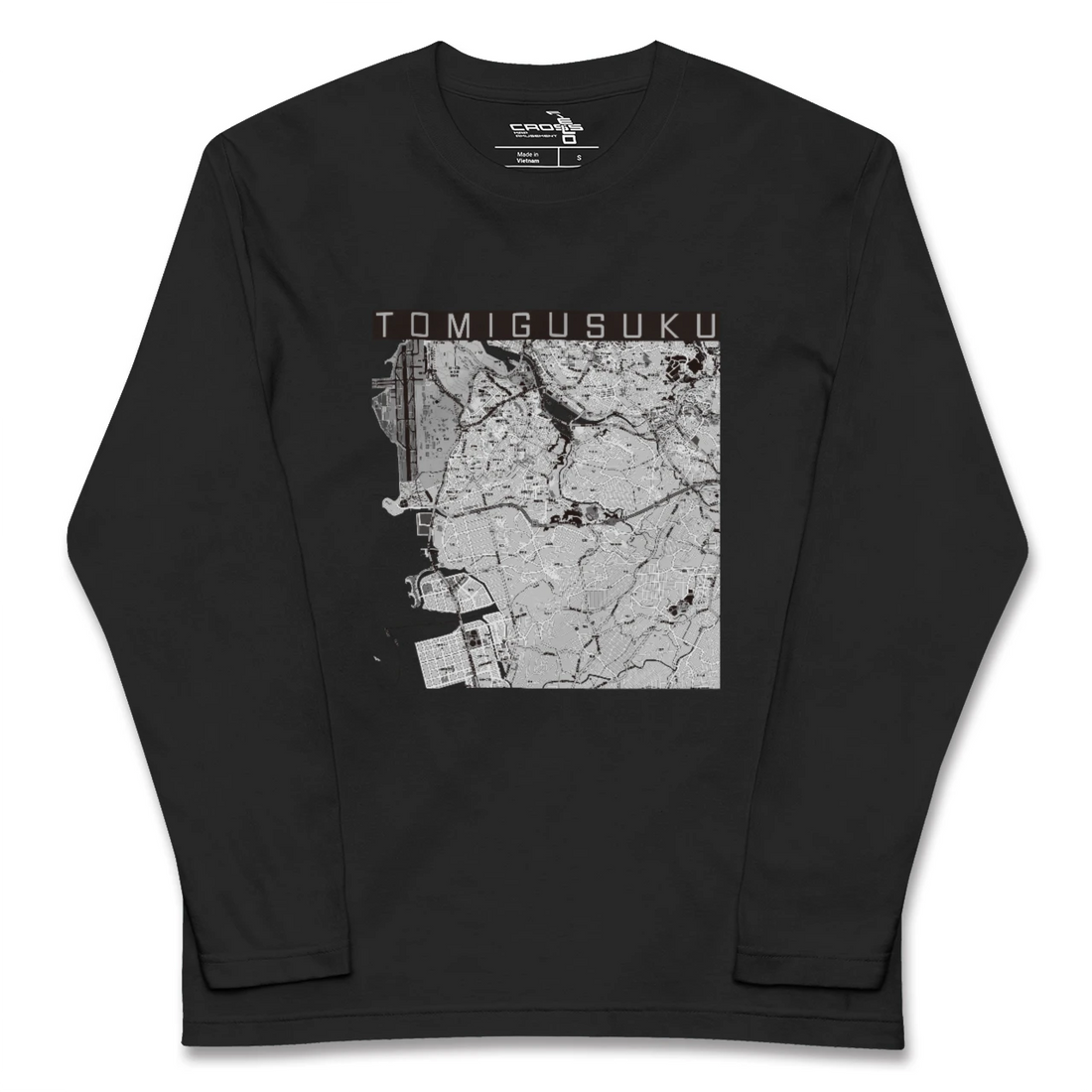 【豊見城(沖縄県)】地図柄ロングスリーブTシャツ