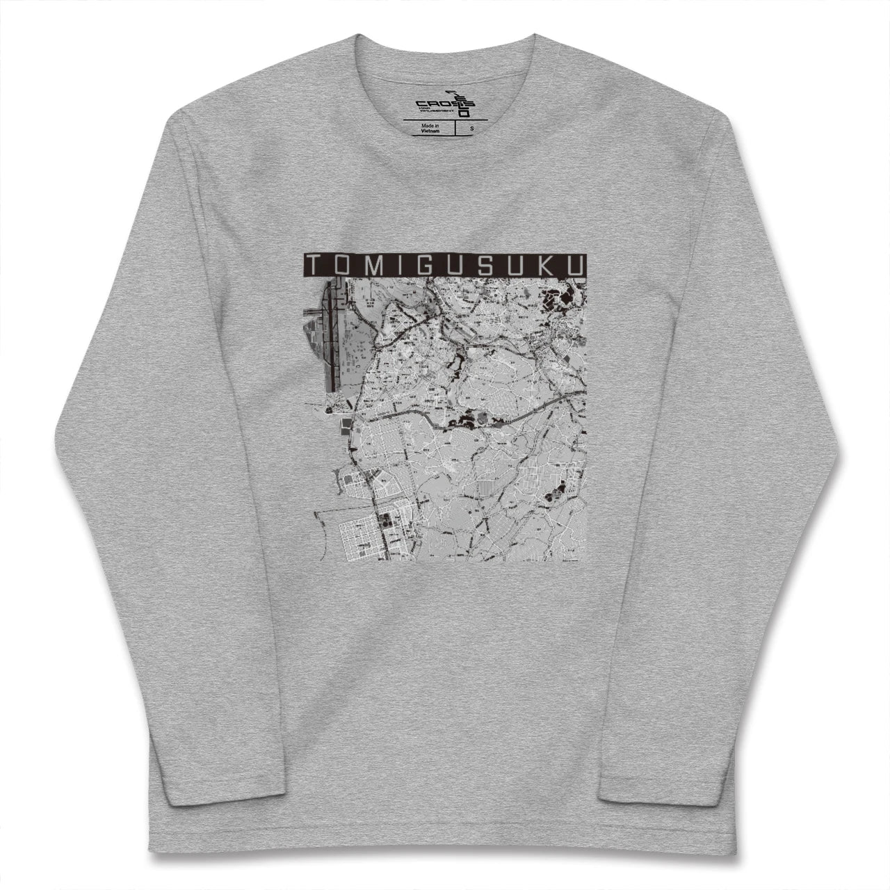 【豊見城(沖縄県)】地図柄ロングスリーブTシャツ