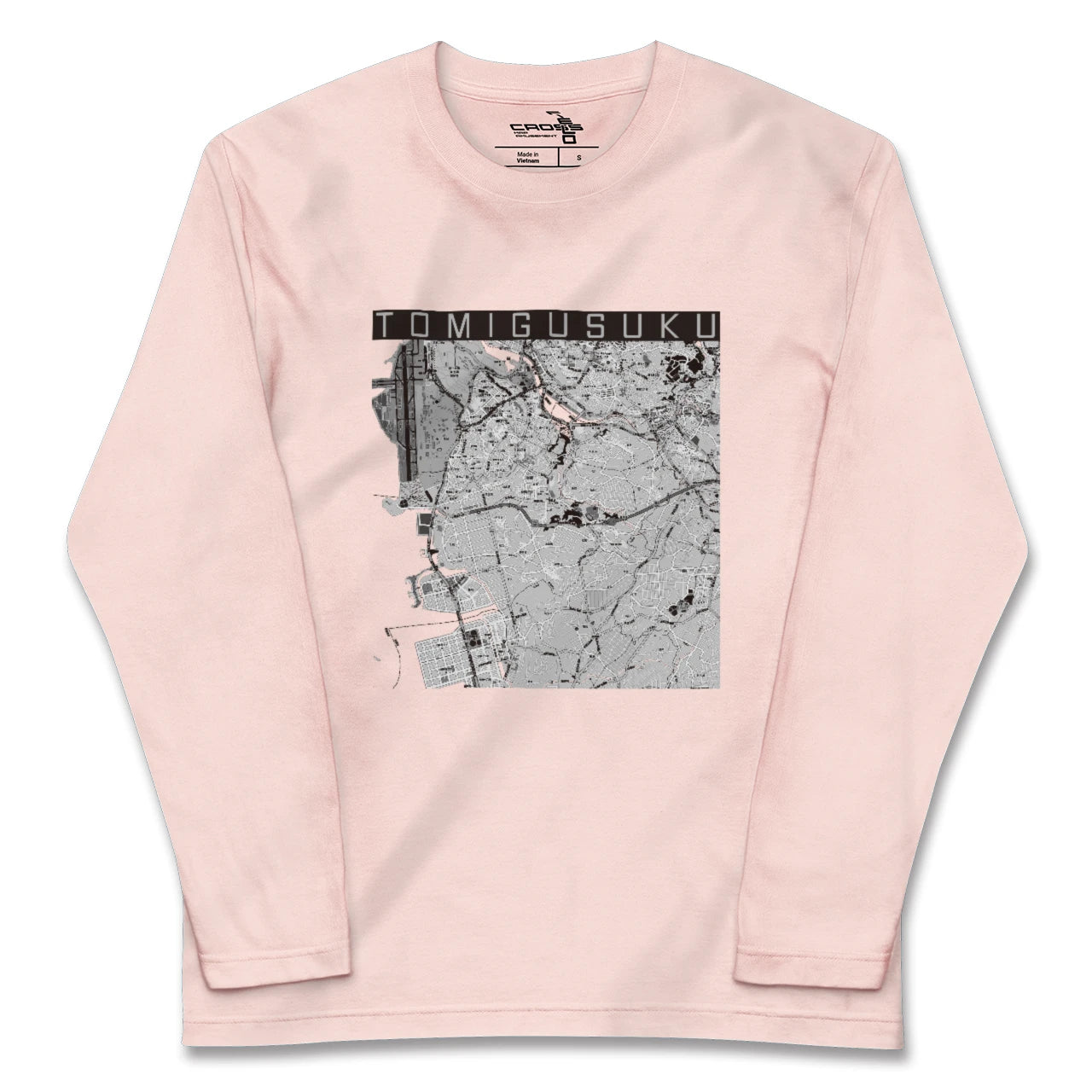 【豊見城(沖縄県)】地図柄ロングスリーブTシャツ