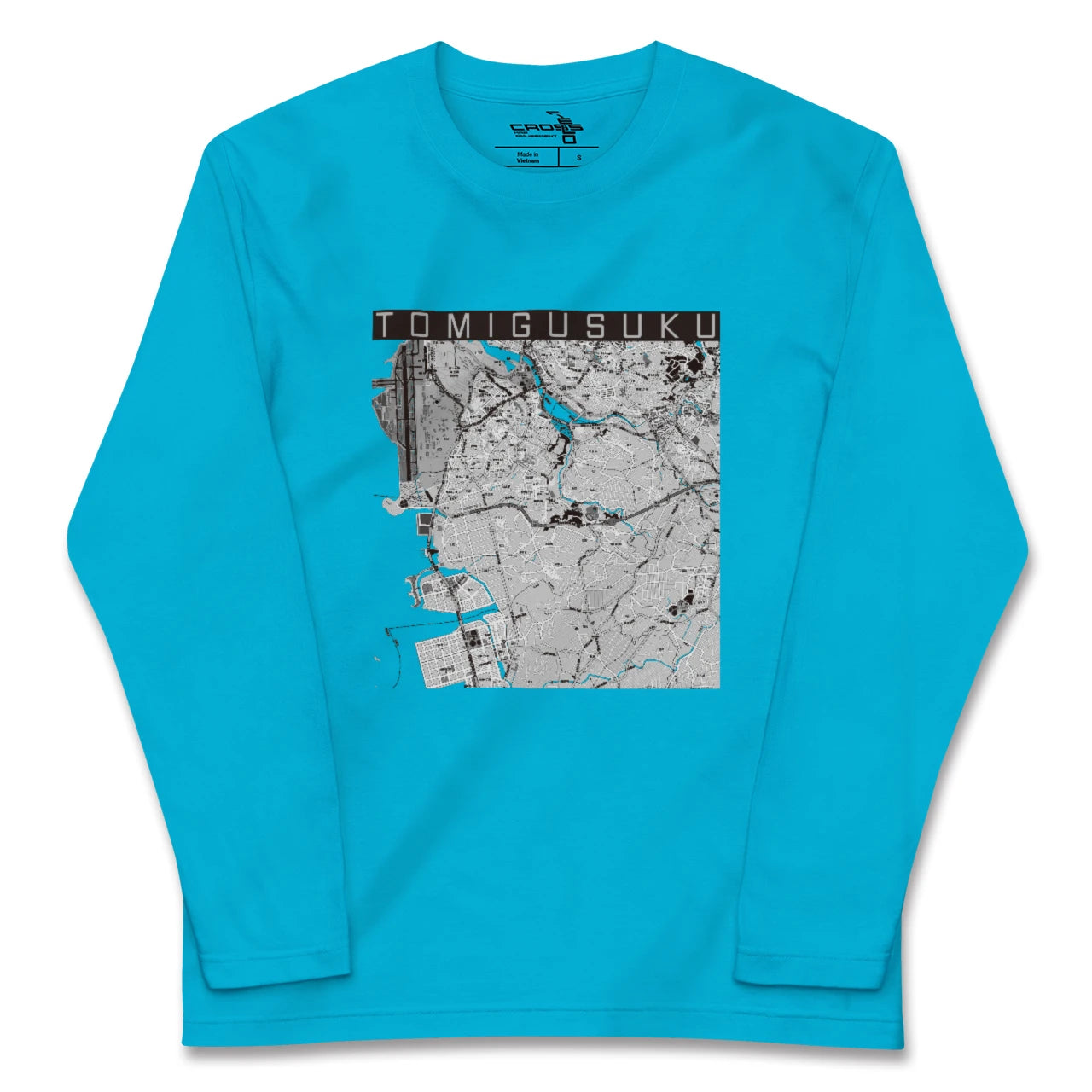 【豊見城(沖縄県)】地図柄ロングスリーブTシャツ