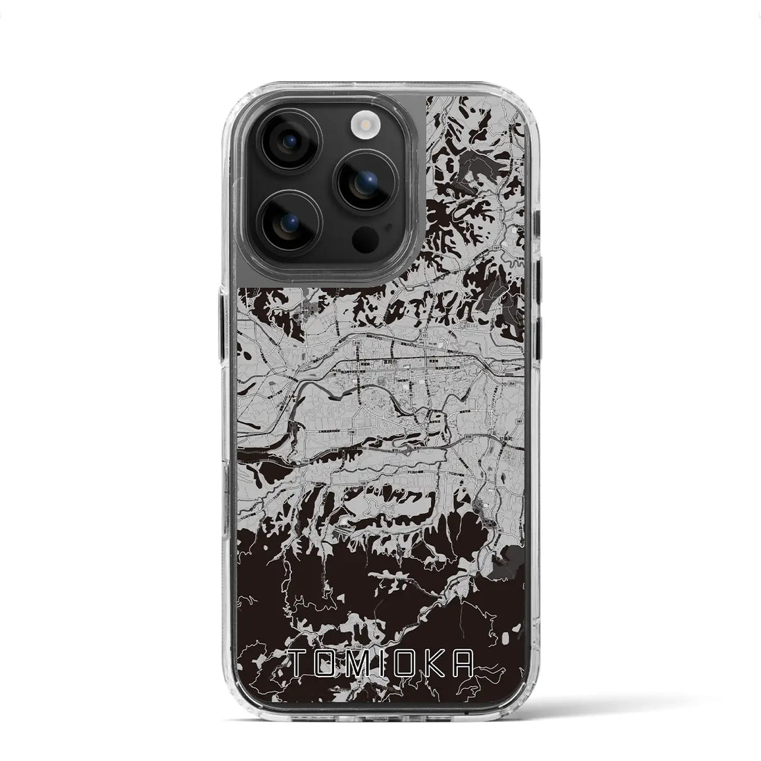 【富岡(群馬県)】地図柄iPhoneケース(MagSafeタイプ)