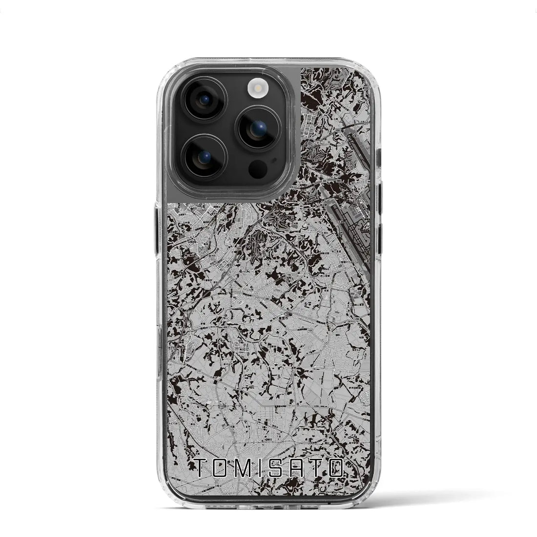 【富里(千葉県)】地図柄iPhoneケース(MagSafeタイプ)