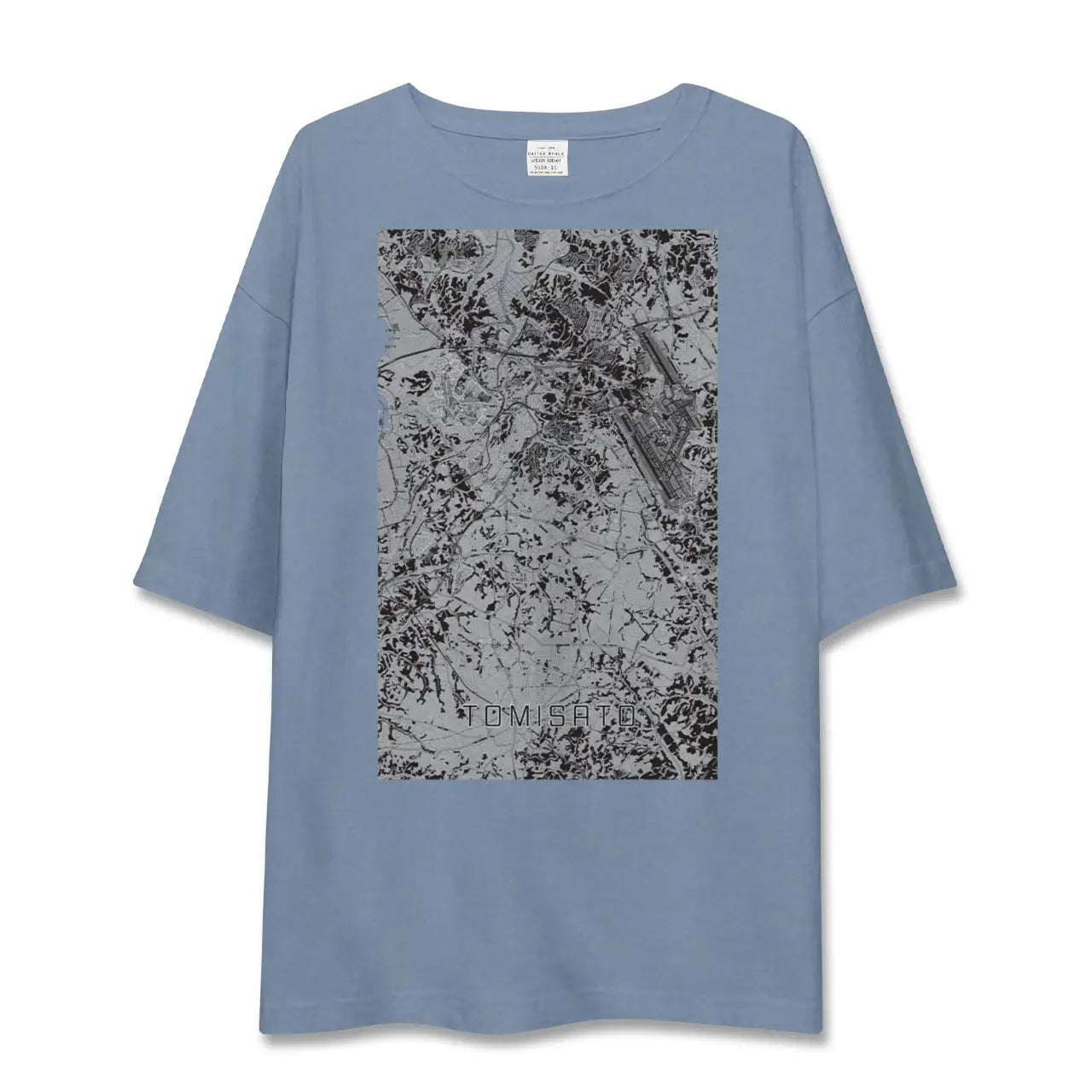 【富里(千葉県)】地図柄ビッグシルエットTシャツ