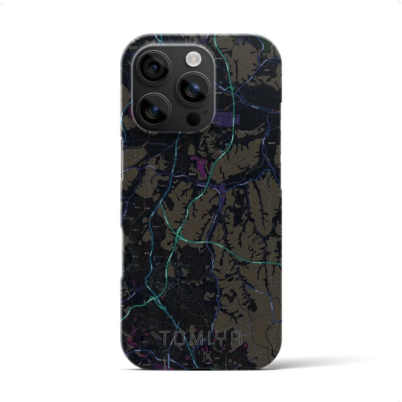 【富谷(宮城県)】地図柄iPhoneケース(バックカバータイプ)