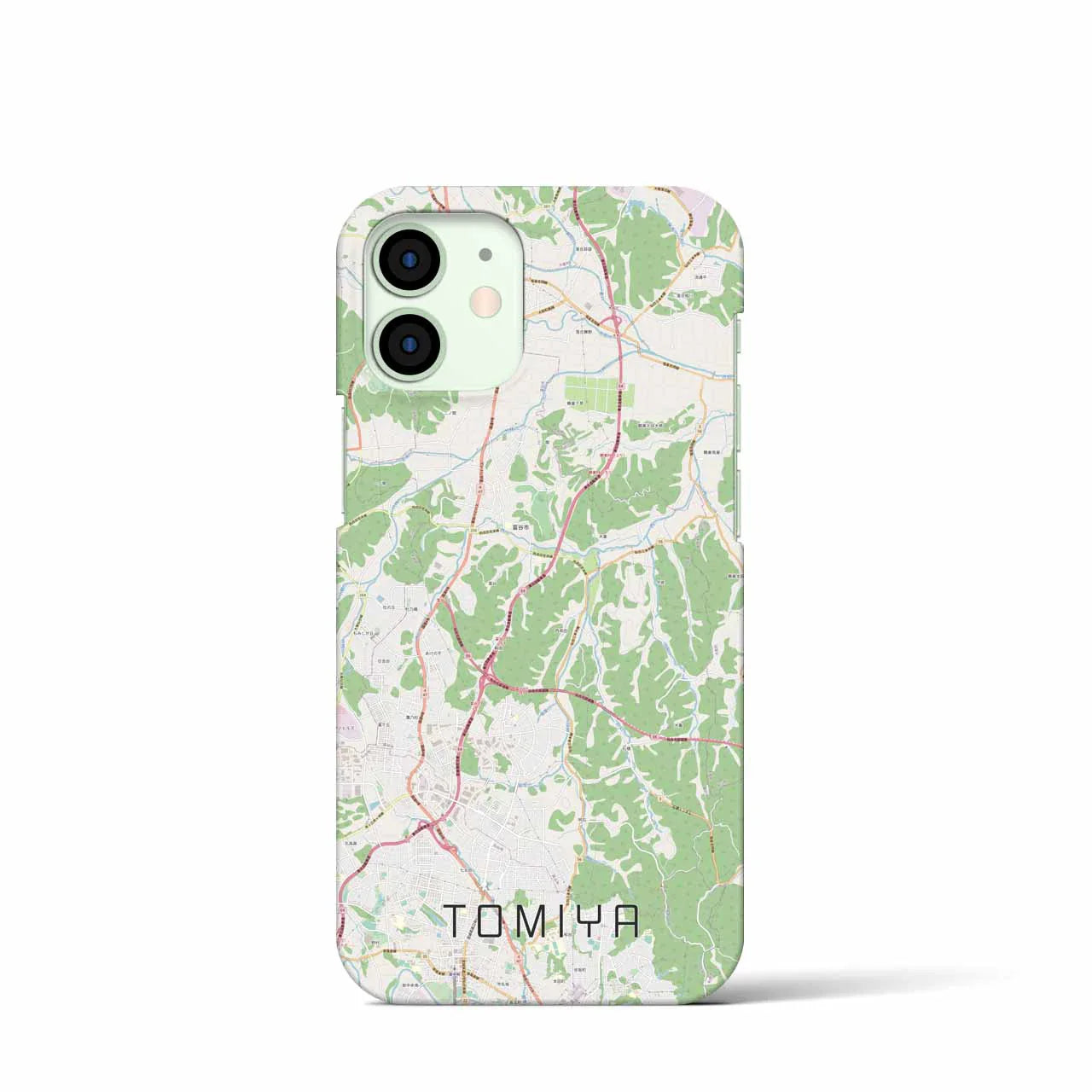 【富谷(宮城県)】地図柄iPhoneケース(バックカバータイプ)