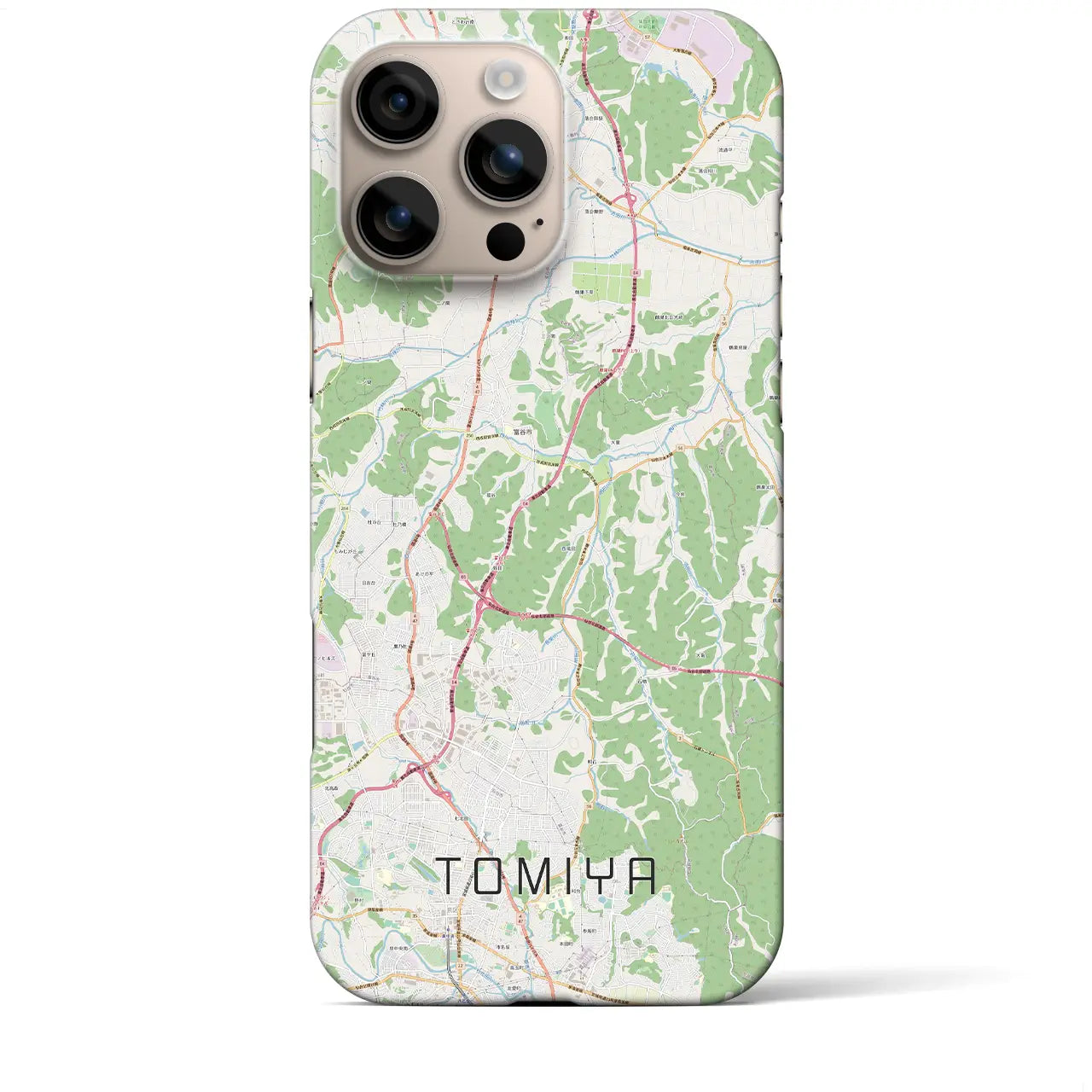 【富谷(宮城県)】地図柄iPhoneケース(バックカバータイプ)