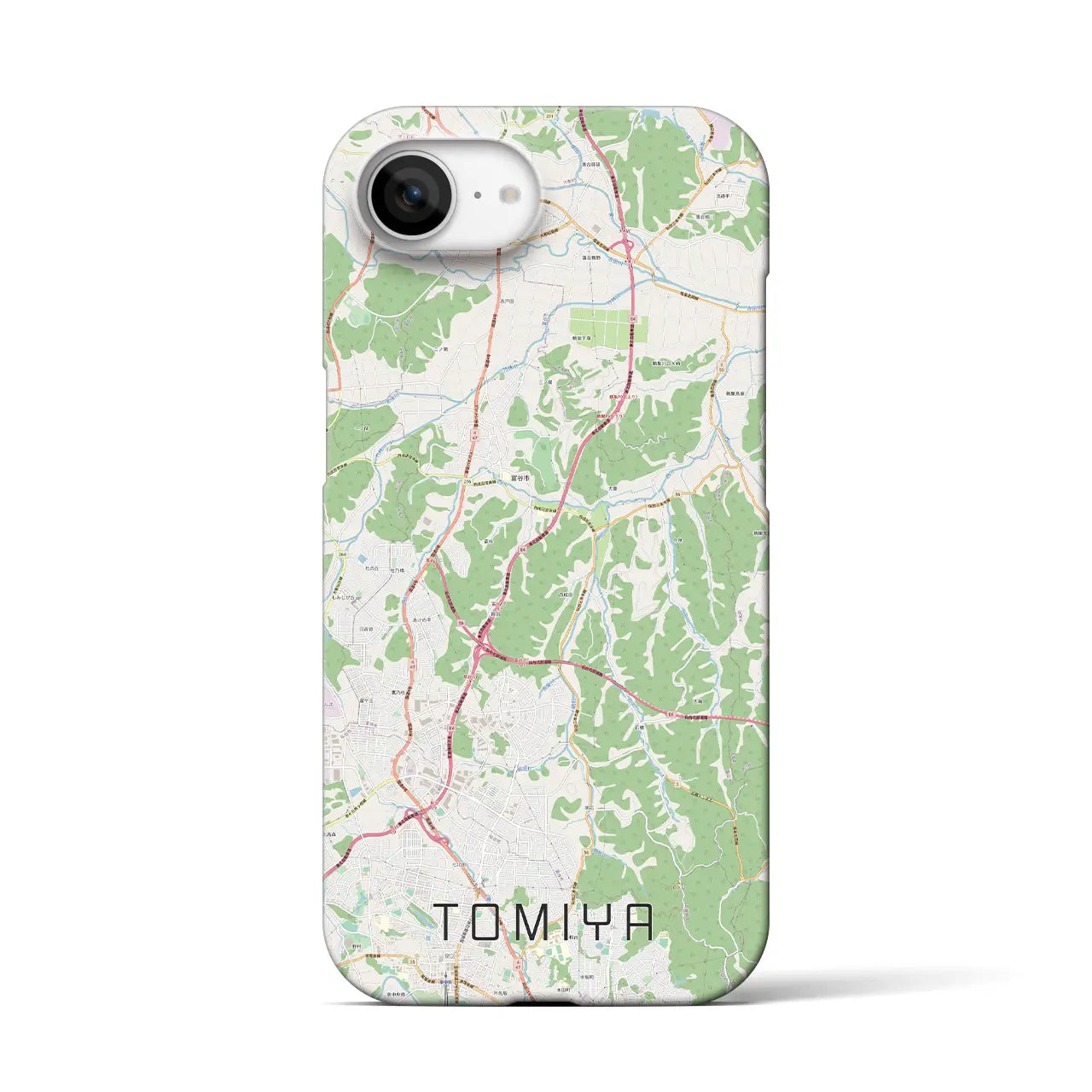 【富谷(宮城県)】地図柄iPhoneケース(バックカバータイプ)