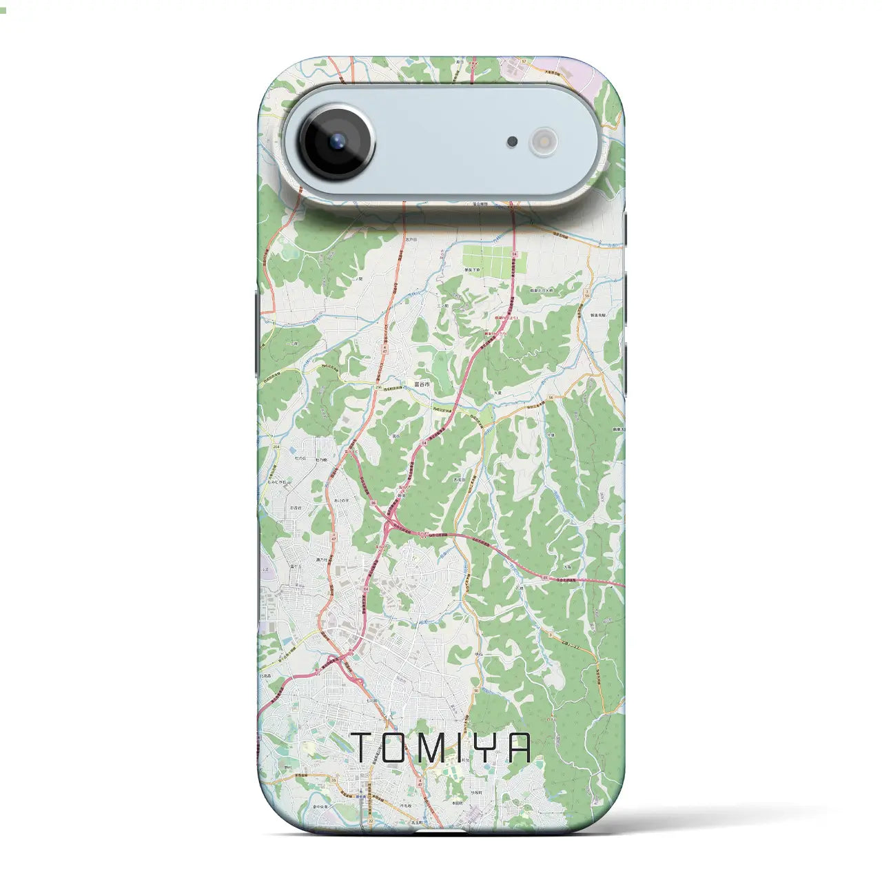 【富谷(宮城県)】地図柄iPhoneケース(バックカバータイプ)