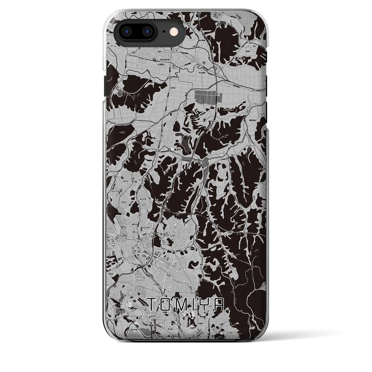 【富谷(宮城県)】地図柄iPhoneケース(クリアタイプ)