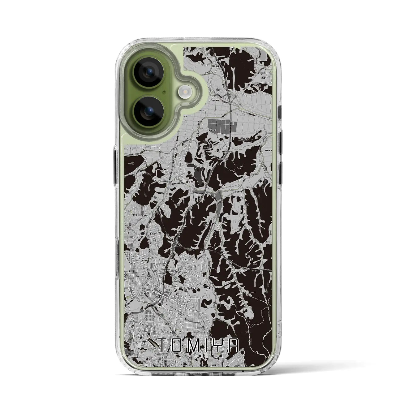 【富谷(宮城県)】地図柄iPhoneケース(MagSafeタイプ)