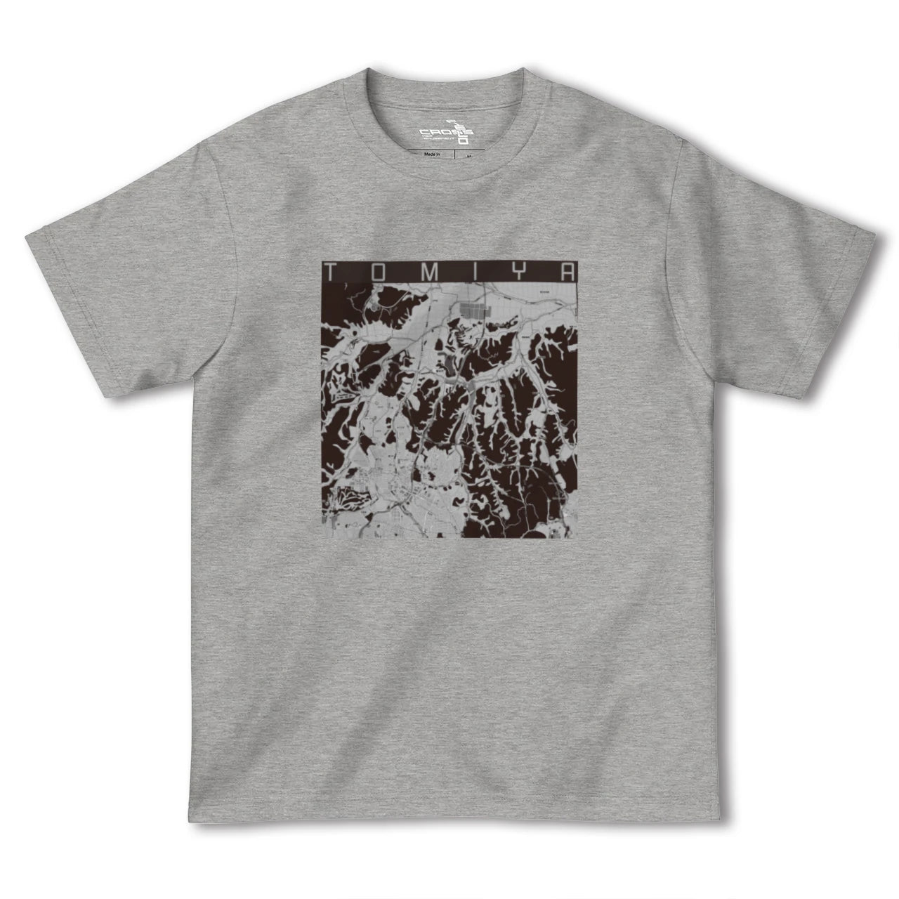 【富谷(宮城県)】地図柄ヘビーウェイトTシャツ