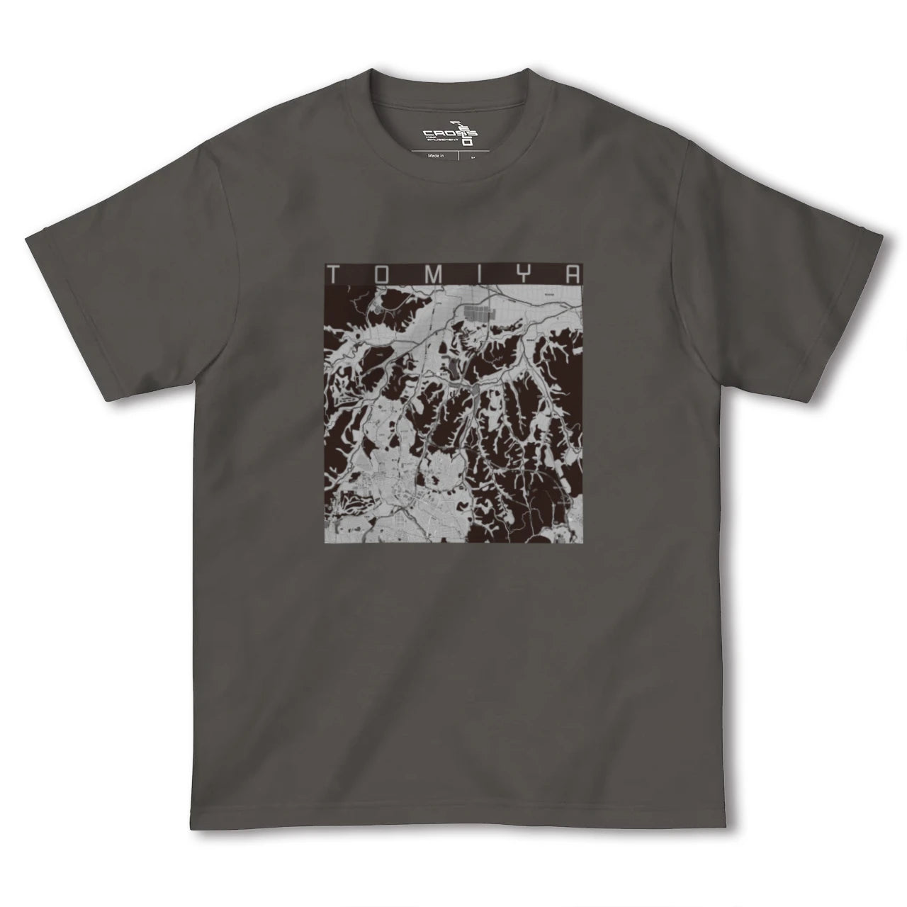 【富谷(宮城県)】地図柄ヘビーウェイトTシャツ