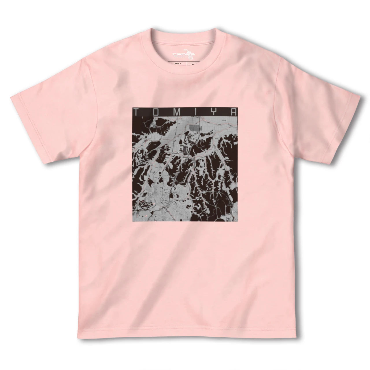 【富谷(宮城県)】地図柄ヘビーウェイトTシャツ