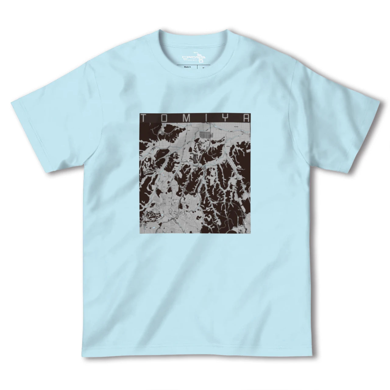 【富谷(宮城県)】地図柄ヘビーウェイトTシャツ