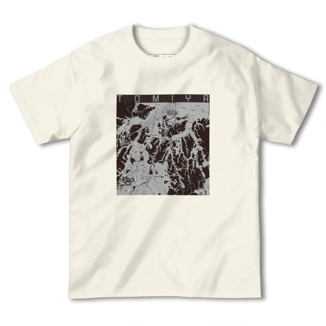 【富谷(宮城県)】地図柄ヘビーウェイトTシャツ