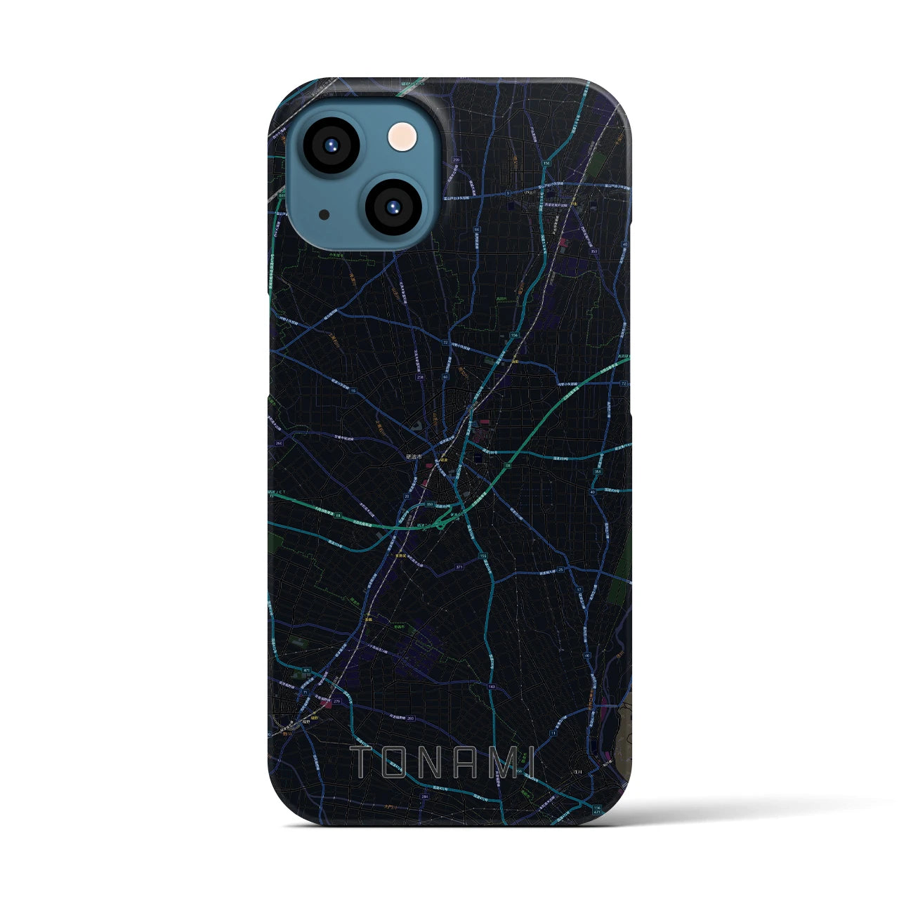 【砺波(富山県)】地図柄iPhoneケース(バックカバータイプ)
