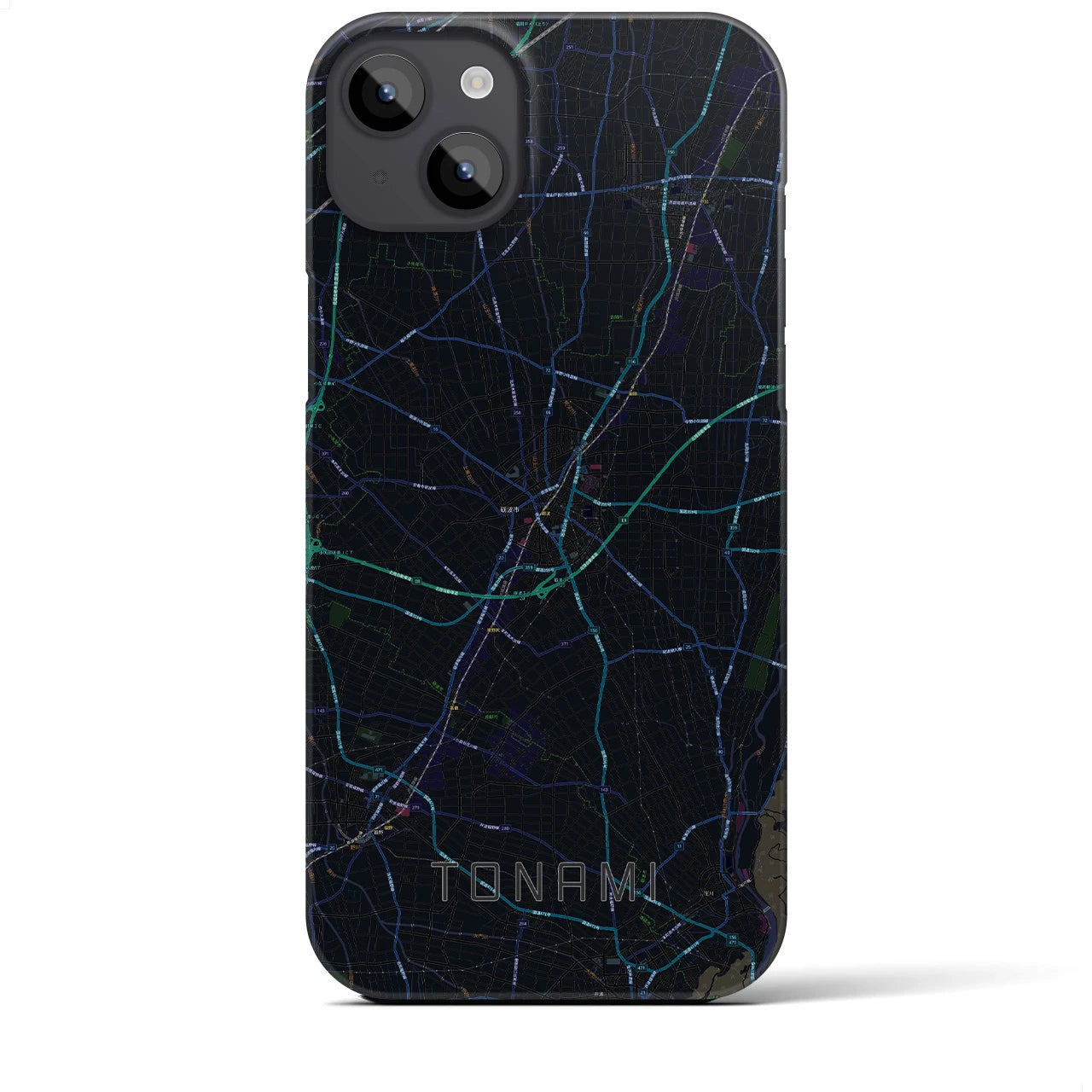 【砺波(富山県)】地図柄iPhoneケース(バックカバータイプ)