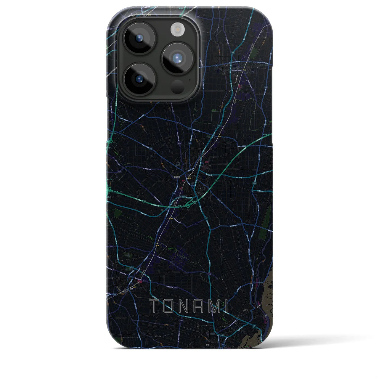 【砺波(富山県)】地図柄iPhoneケース(バックカバータイプ)