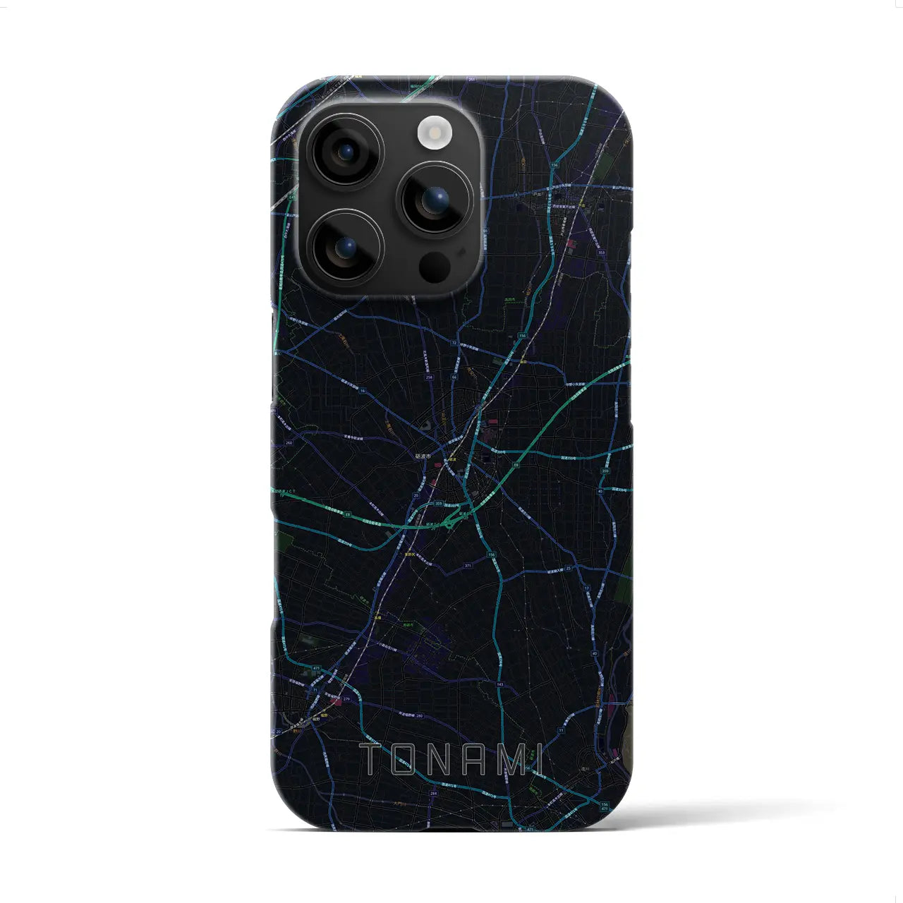 【砺波(富山県)】地図柄iPhoneケース(バックカバータイプ)