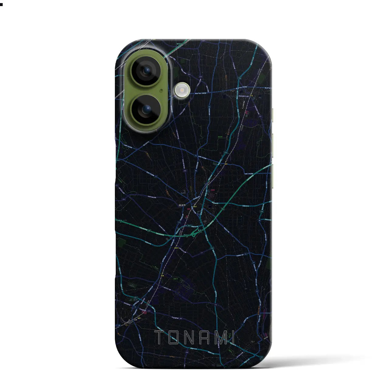 【砺波(富山県)】地図柄iPhoneケース(バックカバータイプ)