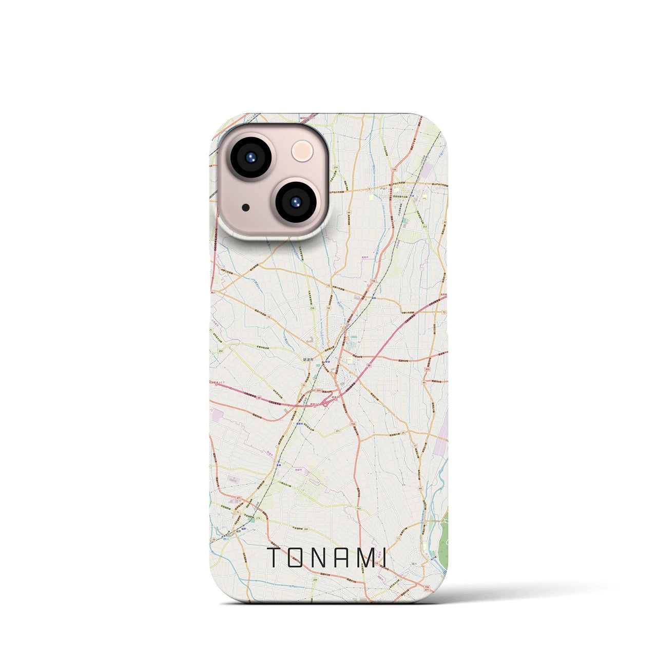 【砺波(富山県)】地図柄iPhoneケース(バックカバータイプ)